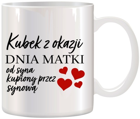 Kubek z nadrukiem prezent dla MAMY Dzień Matki Mama Teściowa