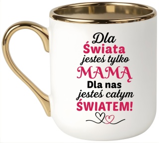 Kubek PREMIUM prezent Dzień Matki dla MAMY upominek Mama Teściowa
