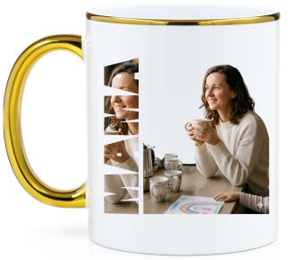 Kubek Premium FOTO prezent Dzień Matki dla MAMY napis ze zdjęcia Mama