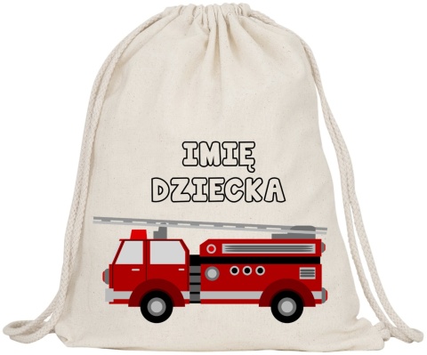 Worek na buty kapcie Plecak Mocny do Szkoły Przedszkola z imieniem Dziecka