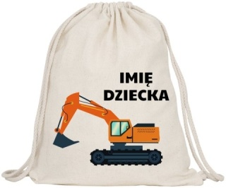 Worek na buty kapcie Plecak Mocny do Szkoły Przedszkola z imieniem Dziecka