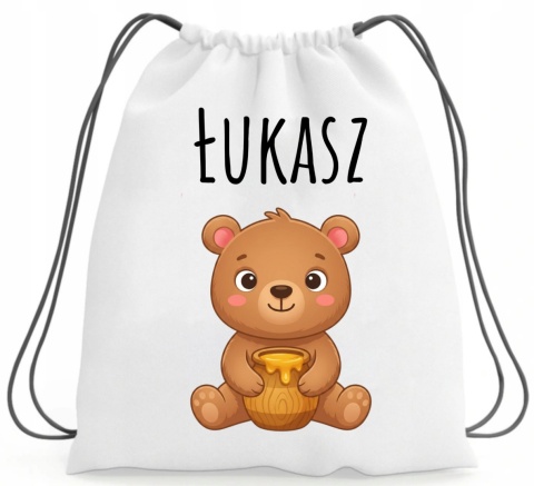 Worek na buty kapcie Plecak do Szkoły Przedszkola z imieniem Dziecka wzory