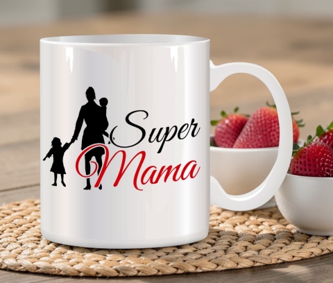 Zestaw Poduszka Kubek oryginalny Prezent dla Mamy Dzień Matki Urodziny Mama
