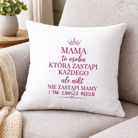 Zestaw Poduszka Kubek oryginalny Prezent dla Mamy Dzień Matki Urodziny Mama