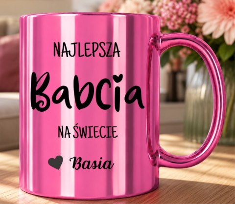 Kubek PREMIUM oryginalny prezent dla BABCI upominek Babcia z imieniem