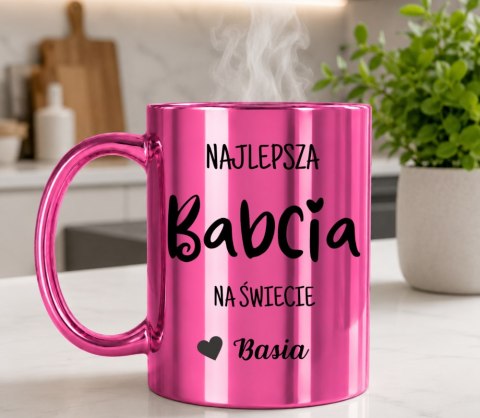 Kubek PREMIUM oryginalny prezent dla BABCI upominek Babcia z imieniem