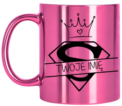 KUBEK PREZENT DLA DZIEWCZYNY KOLEŻANKI Z IMIENIEM URODZINY DZIEŃ KOBIET