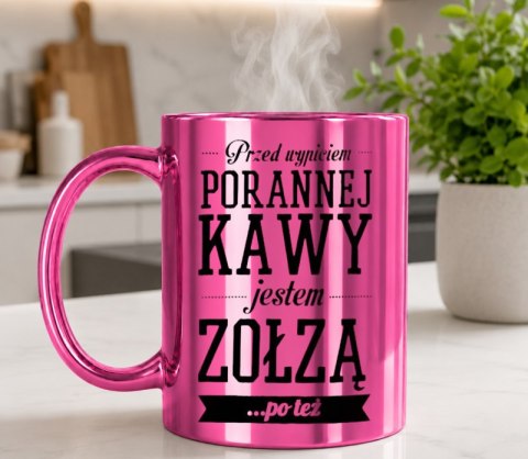 KUBEK RÓŻOWY PREMIUM DLA ŻONY KOLEŻANKI DZIEWCZYNY WALENTYNKI URODZINY