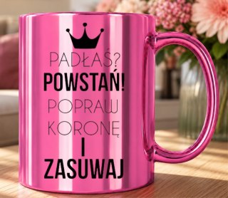 KUBEK RÓŻOWY PREMIUM DLA ŻONY KOLEŻANKI DZIEWCZYNY WALENTYNKI URODZINY