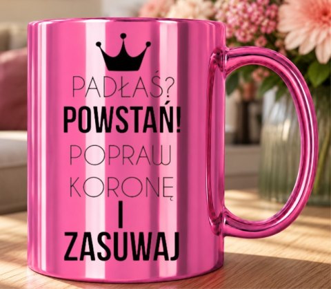 KUBEK RÓŻOWY PREMIUM DLA ŻONY KOLEŻANKI DZIEWCZYNY WALENTYNKI URODZINY