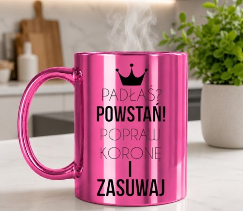 KUBEK RÓŻOWY PREMIUM DLA ŻONY KOLEŻANKI DZIEWCZYNY WALENTYNKI URODZINY