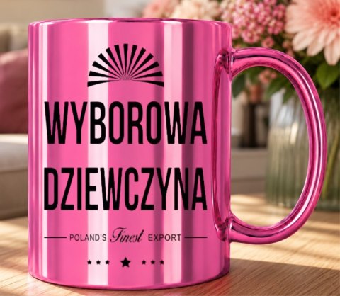 KUBEK RÓŻOWY PREMIUM DLA ŻONY KOLEŻANKI DZIEWCZYNY WALENTYNKI URODZINY