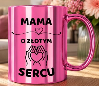 Kubek różowy z dedykacją wyjątkowy prezent dla MAMY