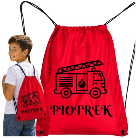Worek na buty kapcie Plecak do Szkoły Przedszkola z imieniem Dziecka wzory