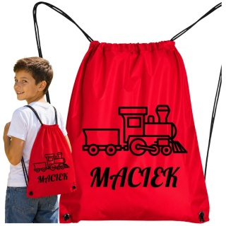 Worek na buty kapcie Plecak do Szkoły Przedszkola z imieniem Dziecka wzory