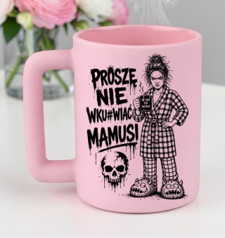 Kubek 400ml DUŻY z nadrukiem prezent dla MAMY Dzień Matki Mama Teściowa