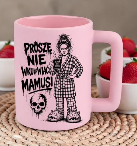 Kubek 400ml DUŻY z nadrukiem prezent dla MAMY Dzień Matki Mama Teściowa