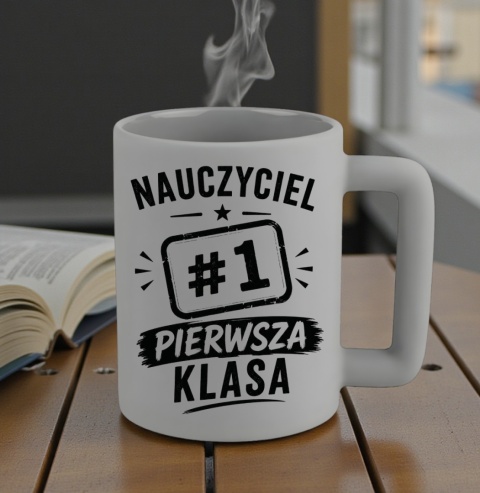 Kubek 400ml DUŻY oryginalny prezent Dzień Nauczyciela koniec Roku Szkolnego
