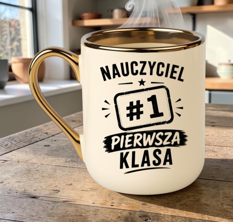 Kubek PREMIUM prezent z dedykacją Dzień Nauczyciela koniec Roku Szkolnego