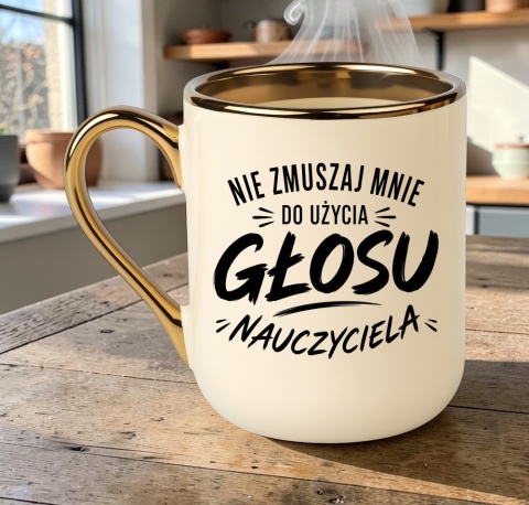Kubek PREMIUM prezent z dedykacją Dzień Nauczyciela koniec Roku Szkolnego