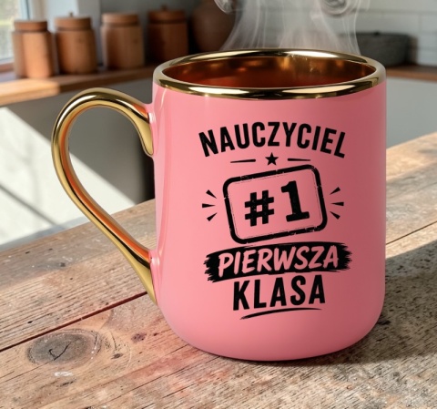 Kubek PREMIUM prezent z dedykacją Dzień Nauczyciela koniec Roku Szkolnego