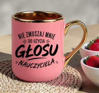 Kubek PREMIUM prezent z dedykacją Dzień Nauczyciela koniec Roku Szkolnego