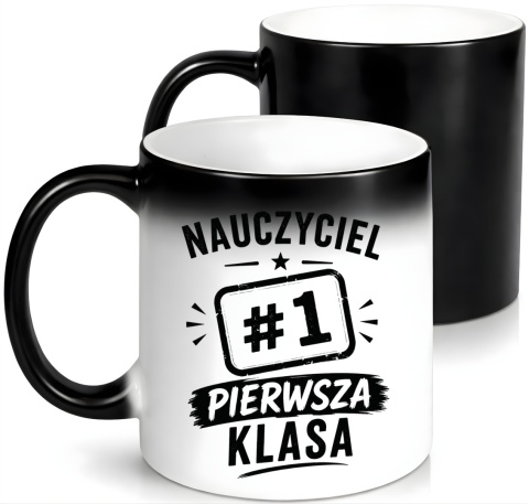 Kubek magiczny oryginalny prezent Dzień Nauczyciela koniec Roku Szkolnego