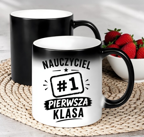 Kubek magiczny oryginalny prezent Dzień Nauczyciela koniec Roku Szkolnego