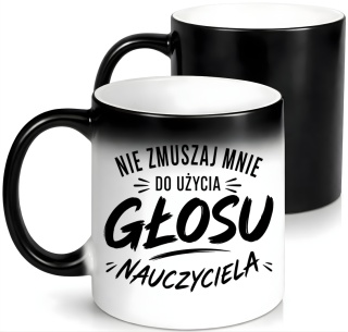 Kubek magiczny oryginalny prezent Dzień Nauczyciela koniec Roku Szkolnego