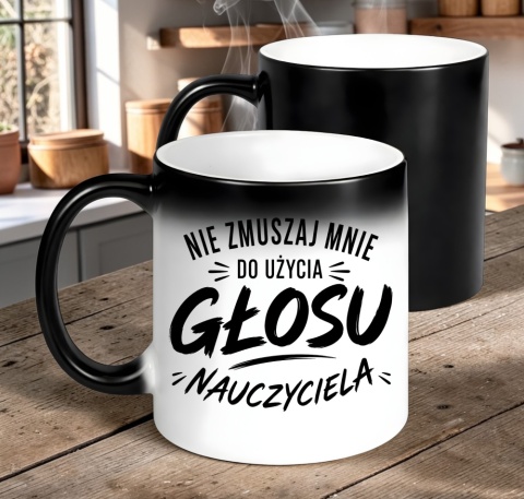 Kubek magiczny oryginalny prezent Dzień Nauczyciela koniec Roku Szkolnego