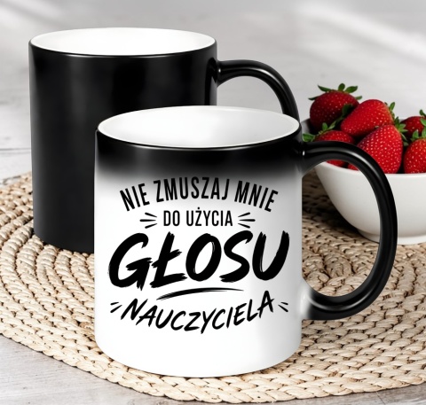 Kubek magiczny oryginalny prezent Dzień Nauczyciela koniec Roku Szkolnego