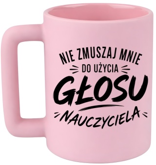 Kubek 400ml DUŻY oryginalny prezent Dzień Nauczyciela koniec Roku Szkolnego