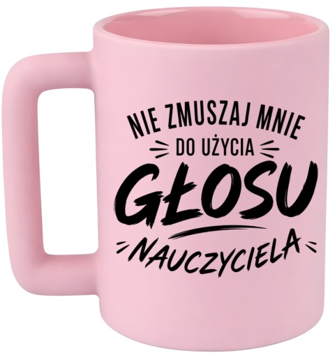 Kubek 400ml DUŻY oryginalny prezent Dzień Nauczyciela koniec Roku Szkolnego