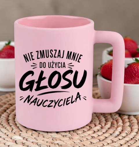 Kubek 400ml DUŻY oryginalny prezent Dzień Nauczyciela koniec Roku Szkolnego