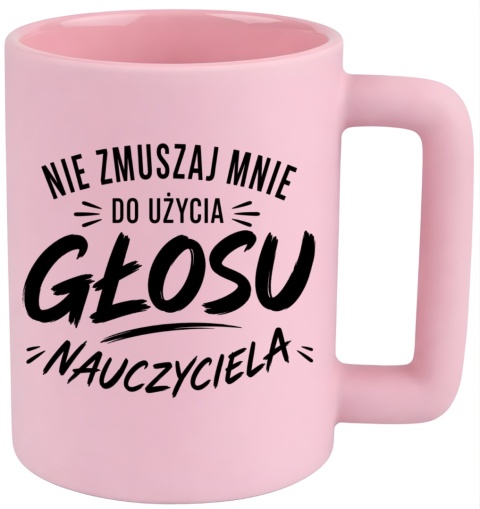 Kubek 400ml DUŻY oryginalny prezent Dzień Nauczyciela koniec Roku Szkolnego