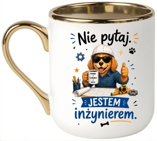 Kubek PREMIUM prezent Pan INŻYNIER upominek na zakończenie studiów