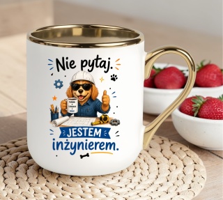 Kubek PREMIUM prezent Pan INŻYNIER upominek na zakończenie studiów