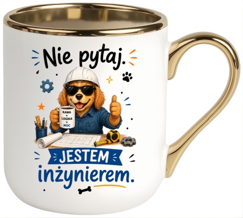 Kubek PREMIUM prezent Pan INŻYNIER upominek na zakończenie studiów
