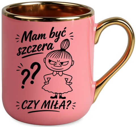 Kubek PREMIUM z nadrukiem śmieszny prezent - Mam być szczera?...