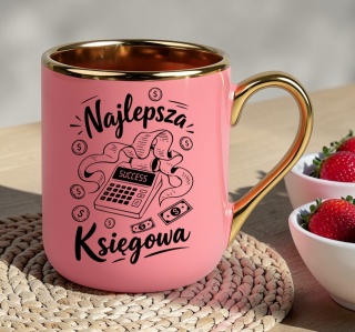 Kubek PREMIUM z nadrukiem śmieszny prezent dla Księgowej