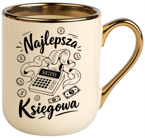 Kubek PREMIUM z nadrukiem śmieszny prezent dla Księgowej