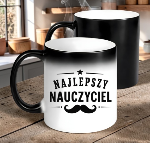 Kubek magiczny oryginalny prezent Dzień Nauczyciela koniec Roku Szkolnego