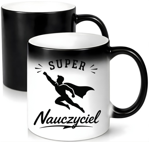 Kubek magiczny oryginalny prezent Dzień Nauczyciela koniec Roku Szkolnego