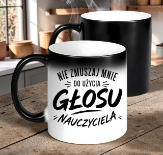 Kubek magiczny oryginalny prezent Dzień Nauczyciela koniec Roku Szkolnego