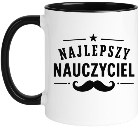 Kubek z nadrukiem śmieszny prezent Dzień Nauczyciela koniec Roku Szkolnego