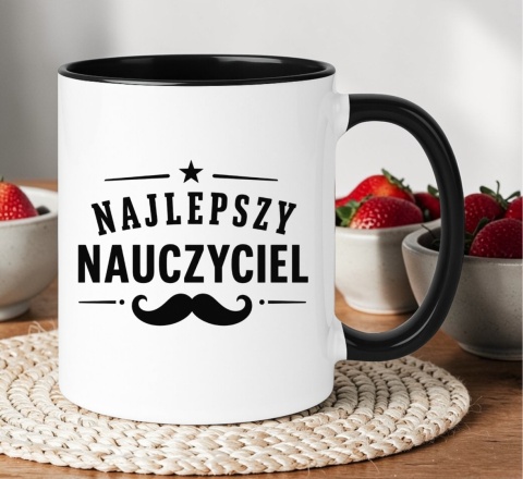 Kubek z nadrukiem śmieszny prezent Dzień Nauczyciela koniec Roku Szkolnego