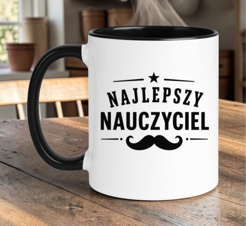 Kubek z nadrukiem śmieszny prezent Dzień Nauczyciela koniec Roku Szkolnego
