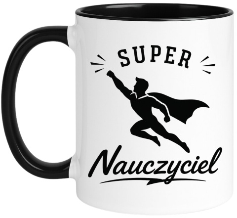 Kubek z nadrukiem śmieszny prezent Dzień Nauczyciela koniec Roku Szkolnego
