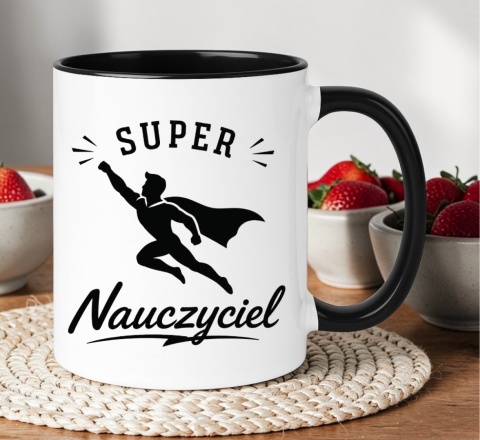 Kubek z nadrukiem śmieszny prezent Dzień Nauczyciela koniec Roku Szkolnego