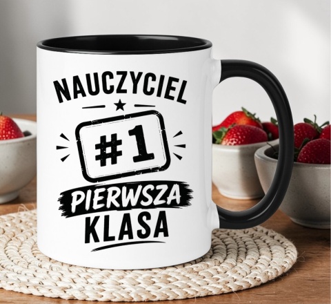 Kubek z nadrukiem śmieszny prezent Dzień Nauczyciela koniec Roku Szkolnego